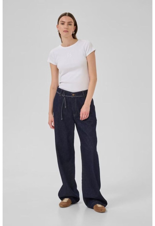 MWCleo Mid Wide  Dark Blue Un-Wash