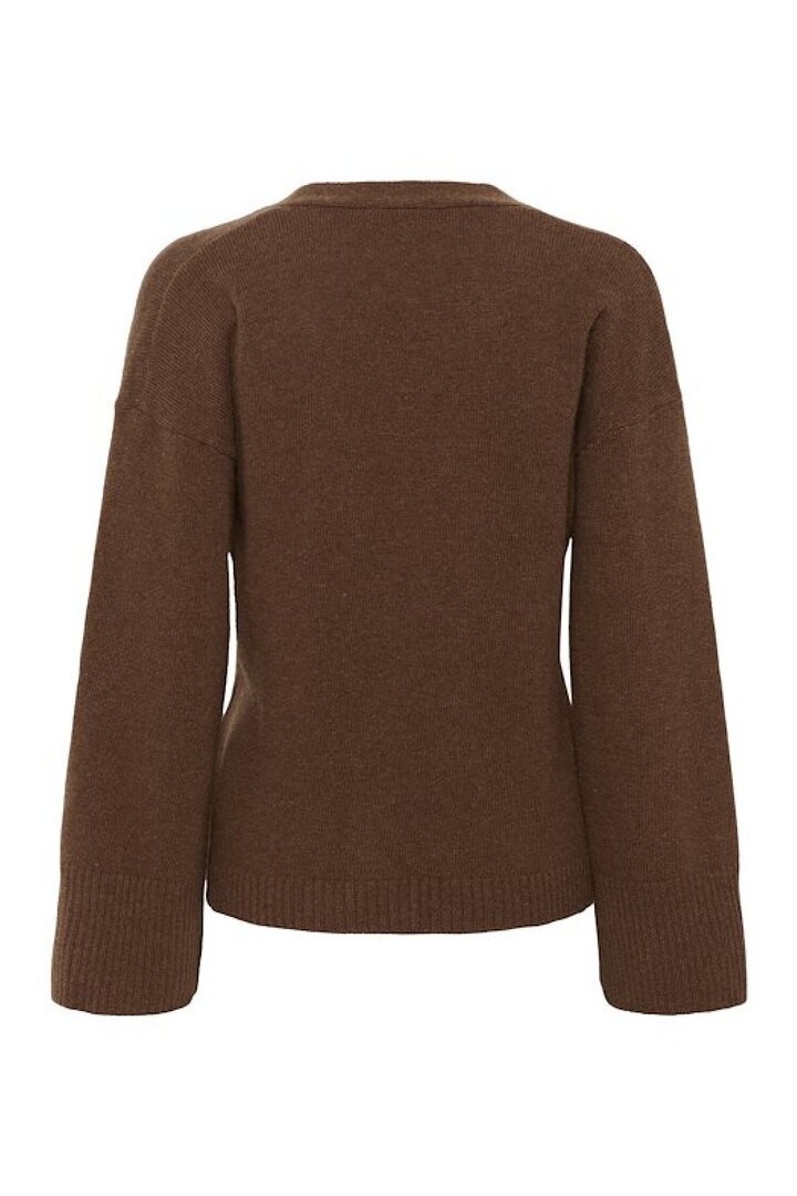 HuxiMW Cardigan Tobacco Brown