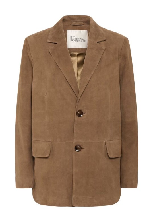 TaraMW Suede Blazer Cognac