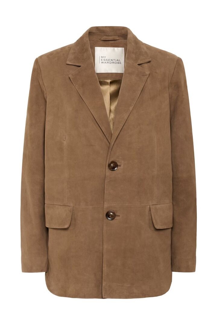 TaraMW Suede Blazer Cognac