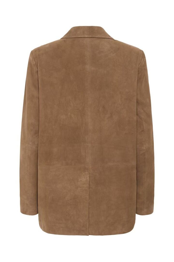 TaraMW Suede Blazer Cognac