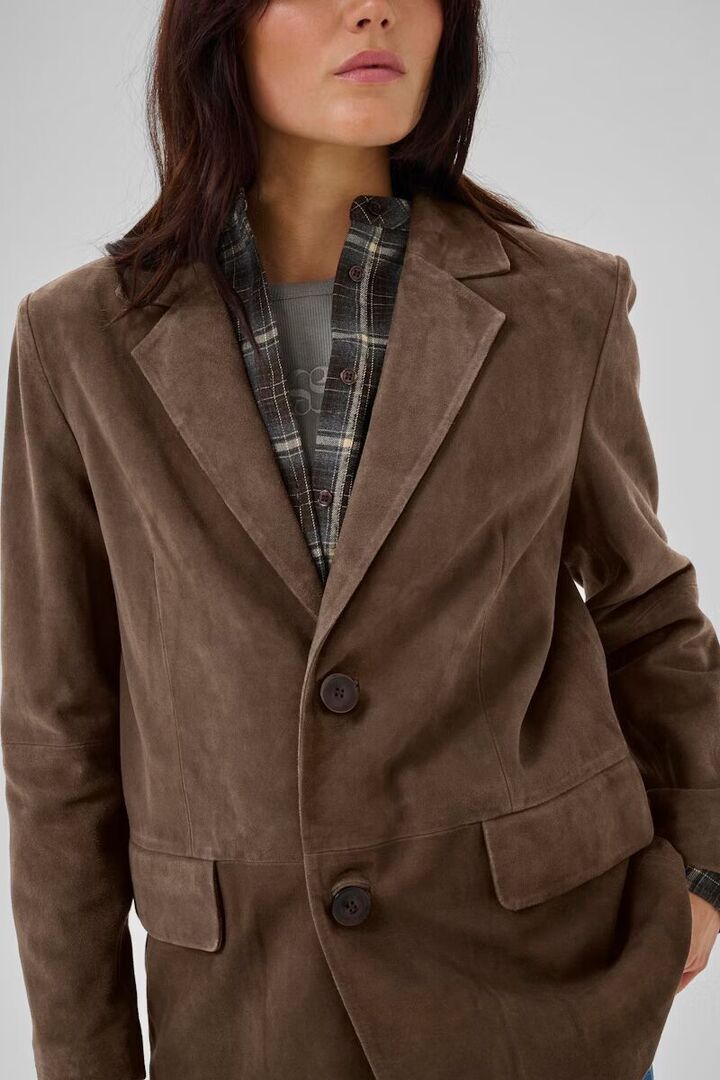 TaraMW Suede Blazer Delicioso