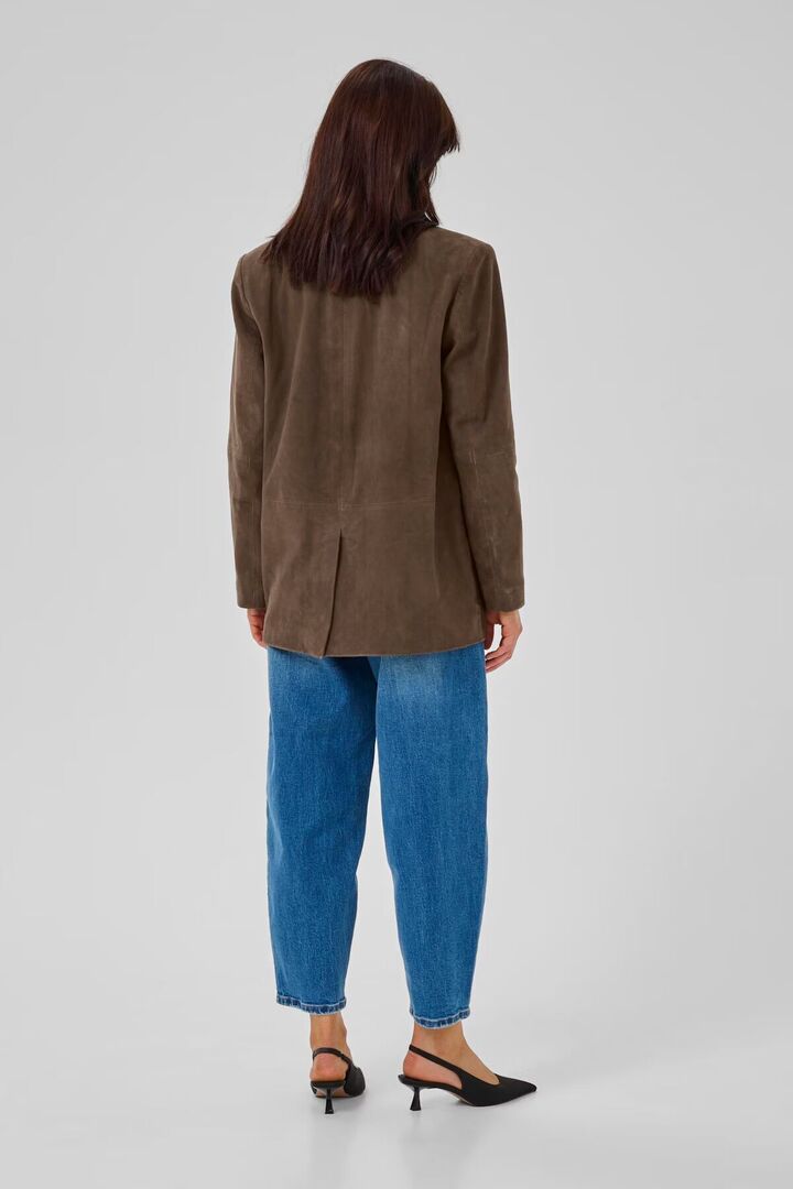 TaraMW Suede Blazer Delicioso