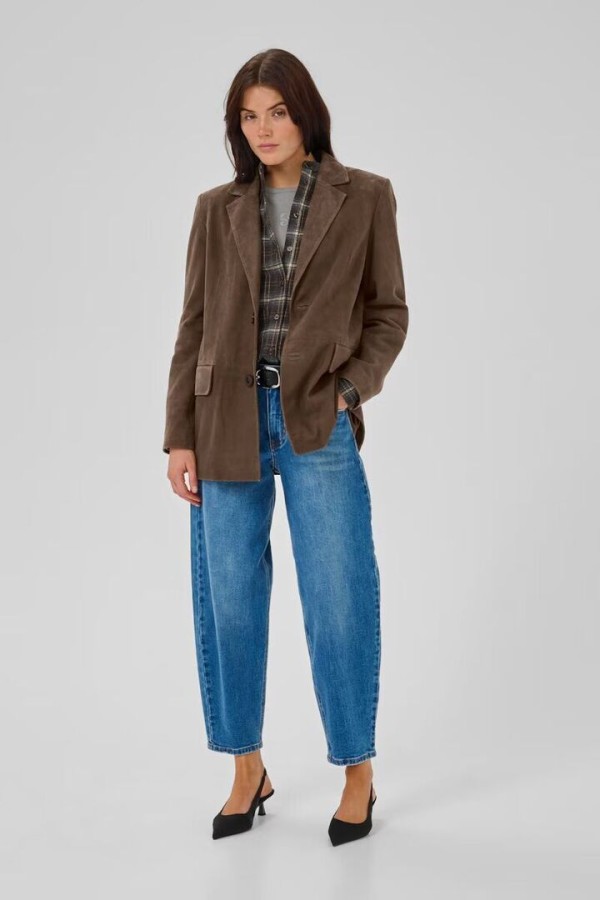 TaraMW Suede Blazer Delicioso