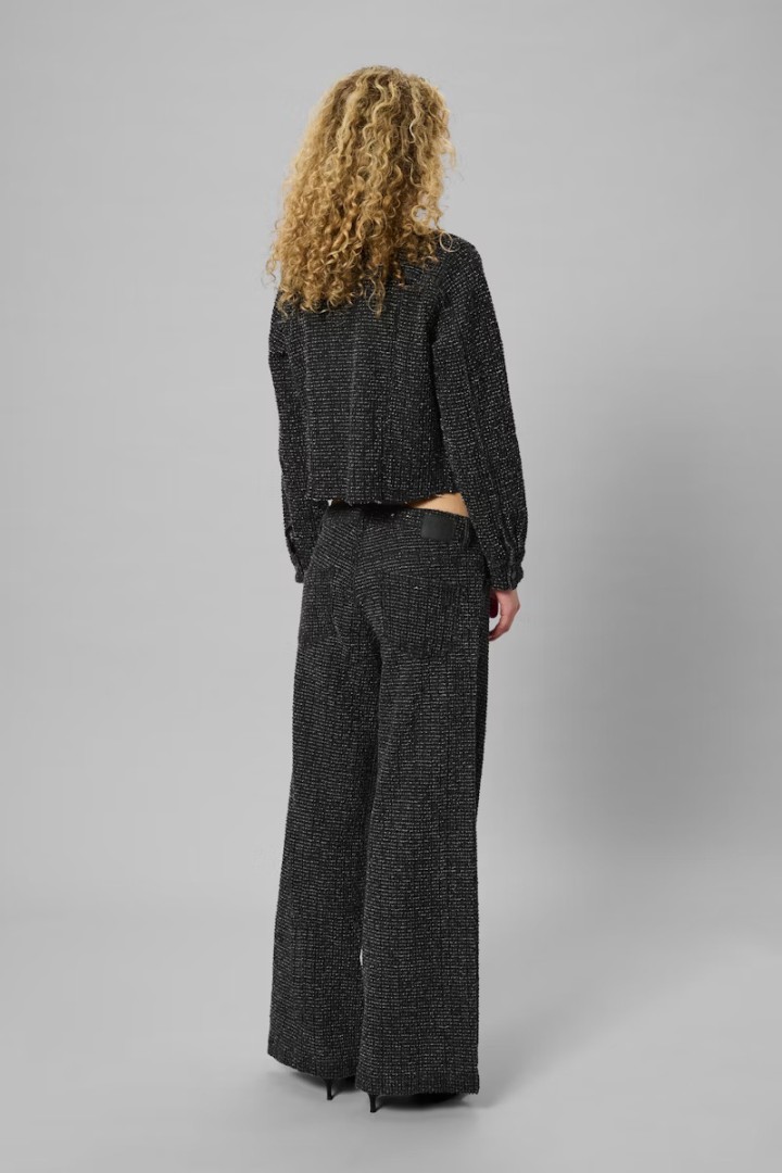MWAmber High X-Wide Jeans Black Wash