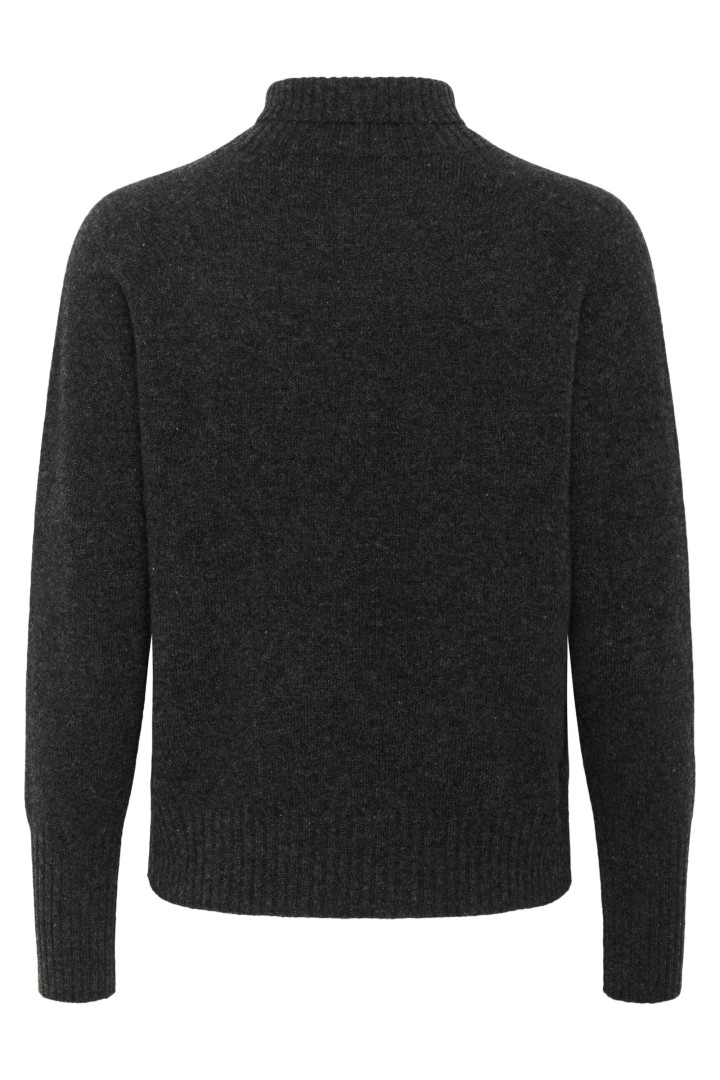MWTracy High Neck pullover Dark Grey Melange