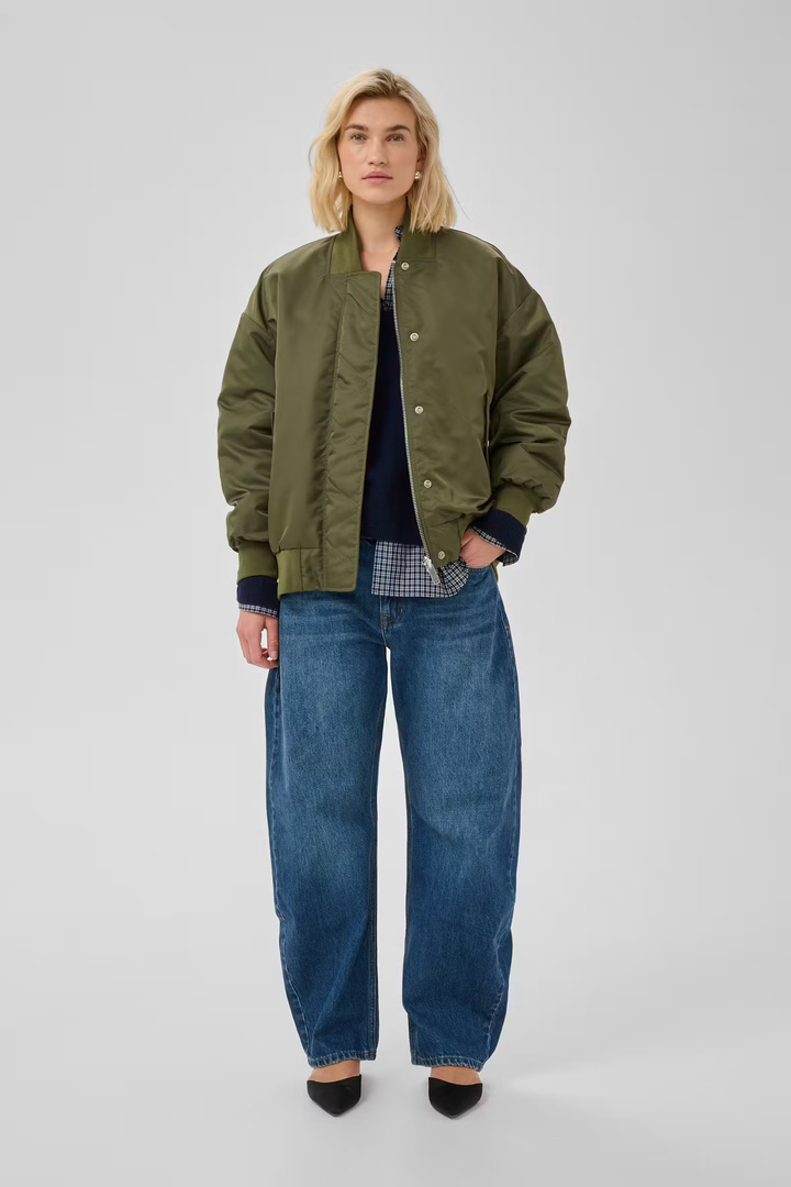 HelgaMW Reversible bomber jacket Olive Night