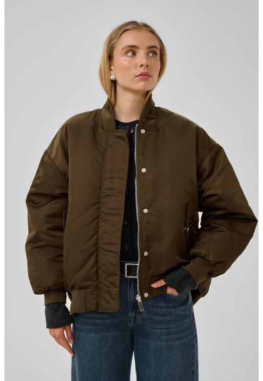 HelgaMW Reversible bomber jacket Brown