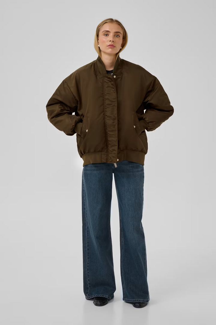 HelgaMW Reversible bomber jacket Brown