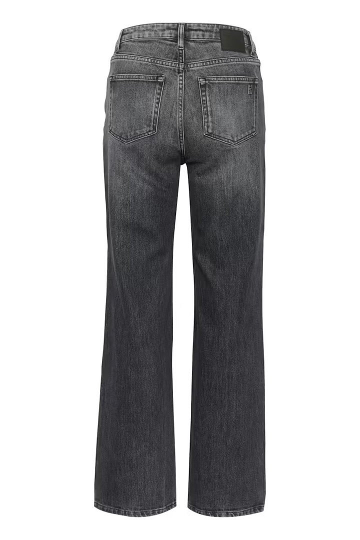 05 THE LOUIS HIGH WIDE JEANS Dark Grey Retro Wash