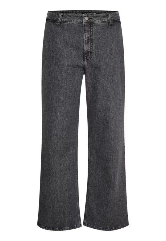 TusaMW Wide jeans Medium Grey Retro Wash