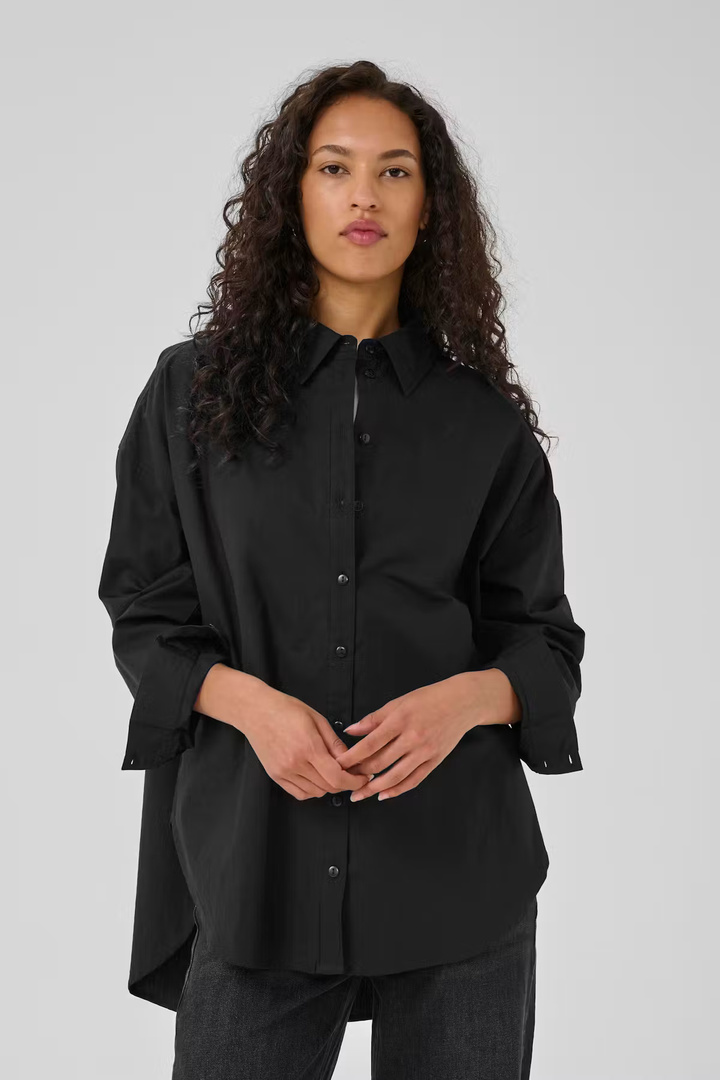 SunnaMW Boxy Shirt Black