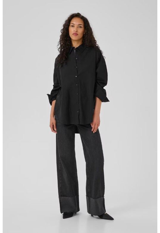 SunnaMW Boxy Shirt Black