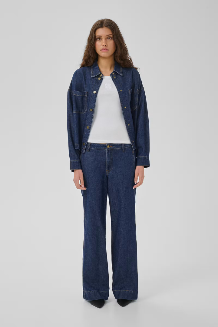 HilmaMW Jeans Dark Blue Wash