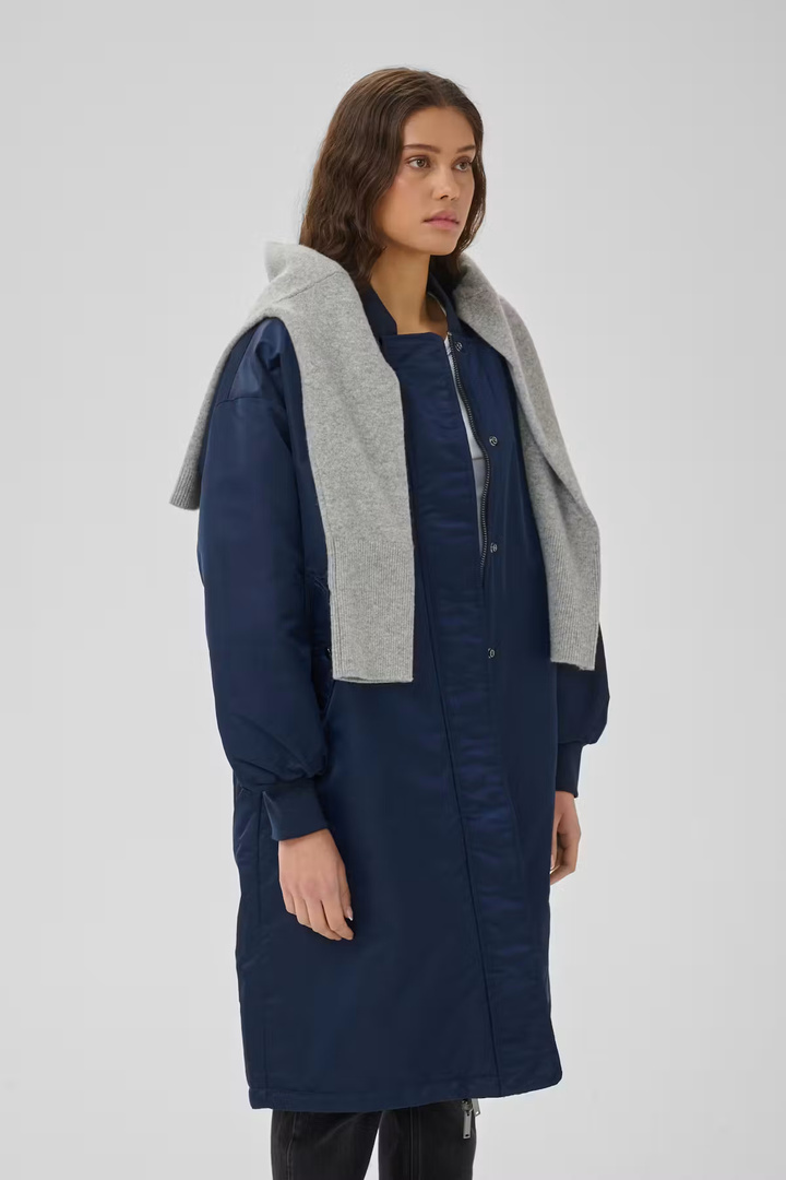 HelgaMW Long jacket Dark Sapphire Blue