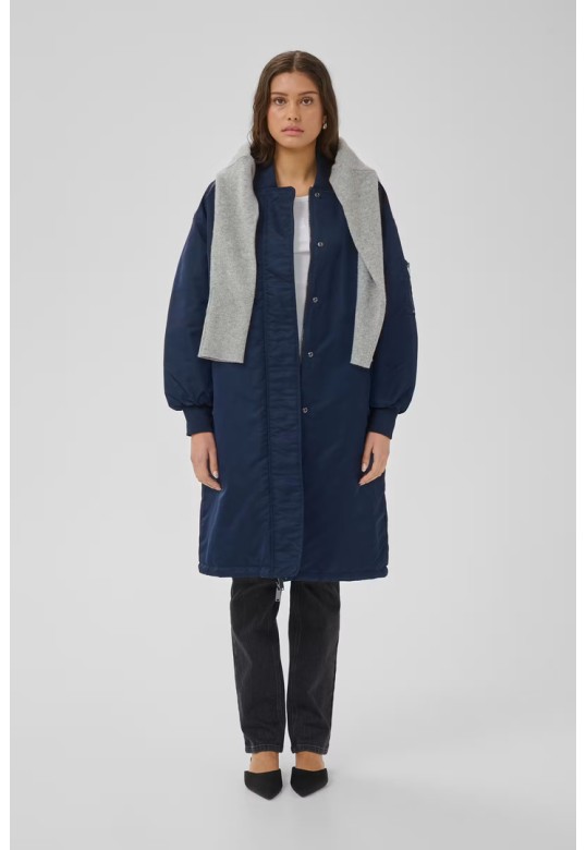 HelgaMW Long jacket Dark Sapphire Blue