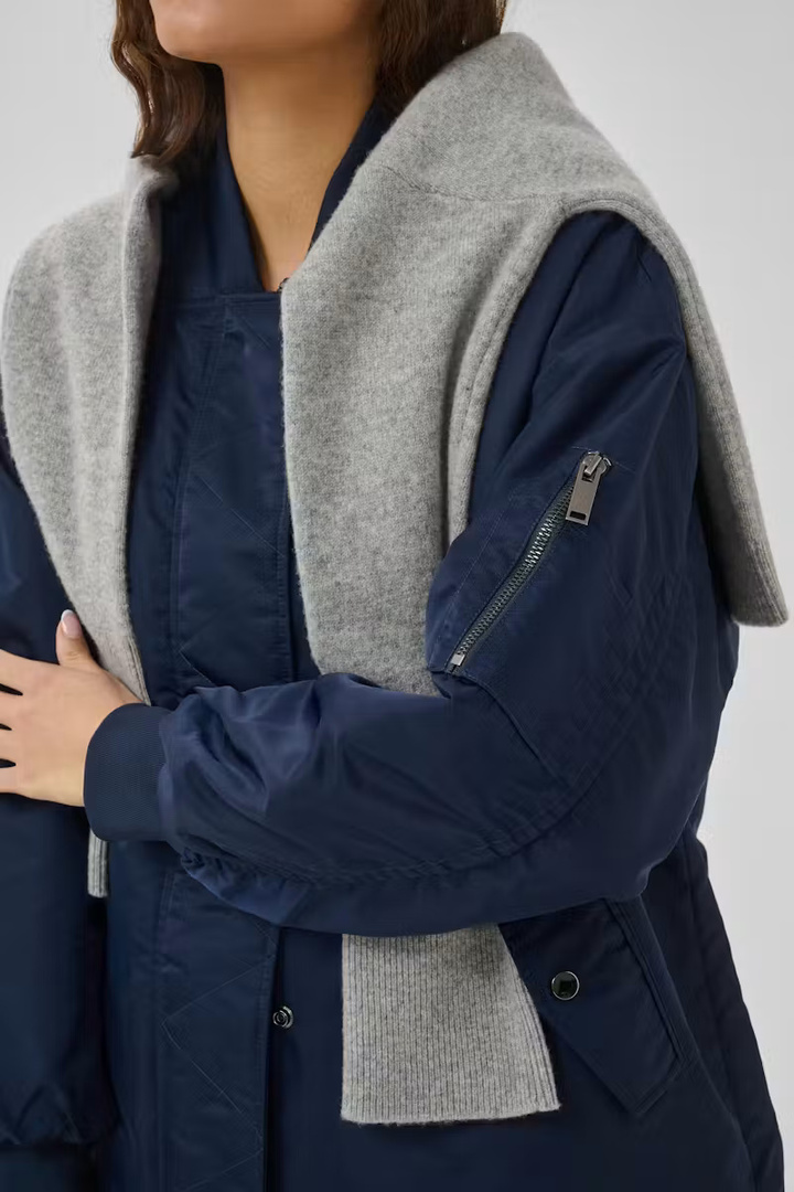 HelgaMW Long jacket Dark Sapphire Blue