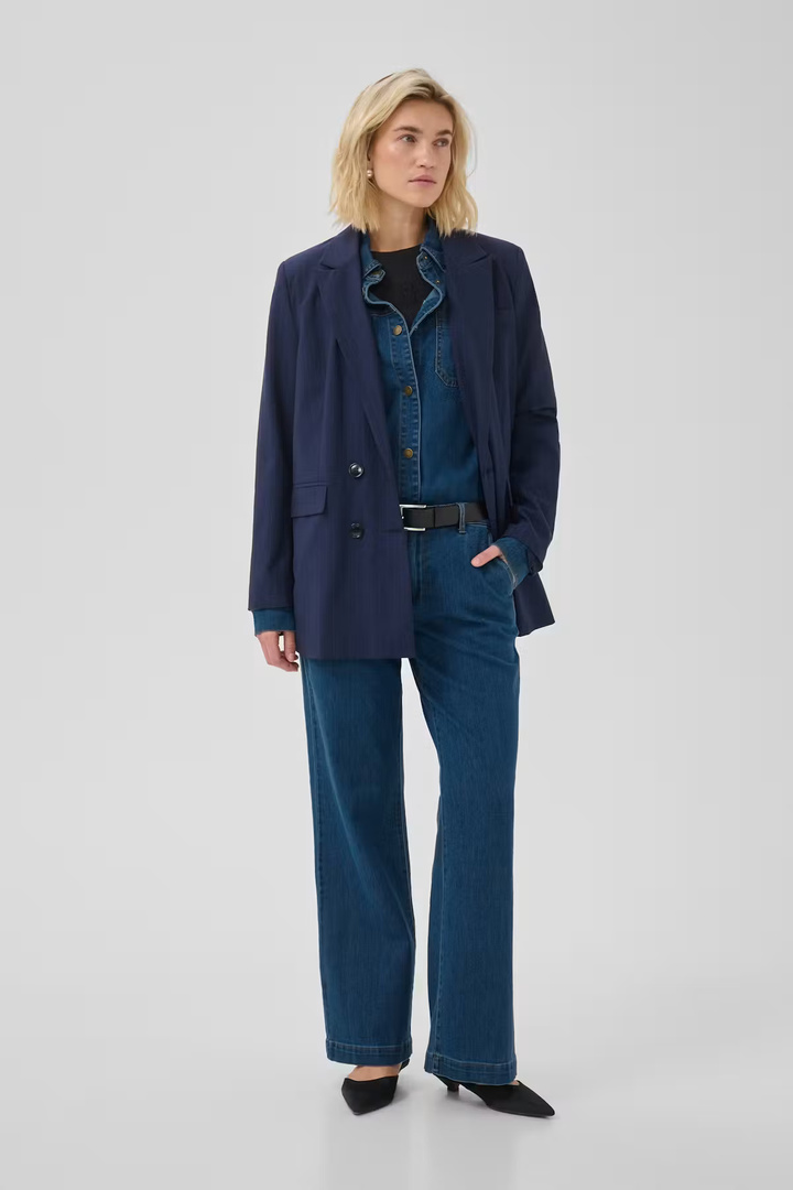 JEANS WIDE 30 THE LARA 115 Medium Clear Blue Wash