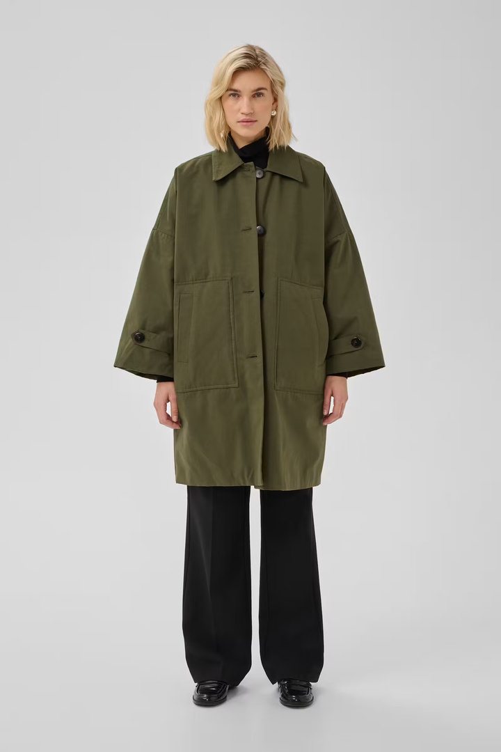 MWLyon Coat Olive Night