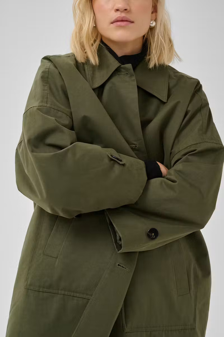 MWLyon Coat Olive Night