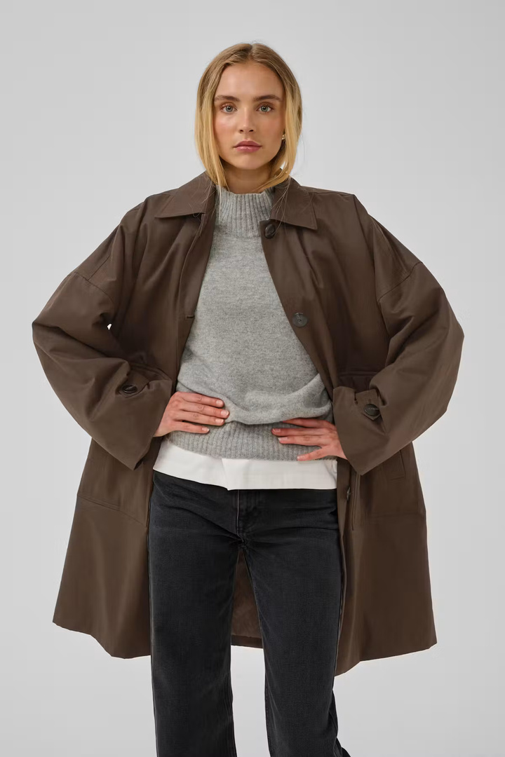MWLyon Coat Demitasse / Brown