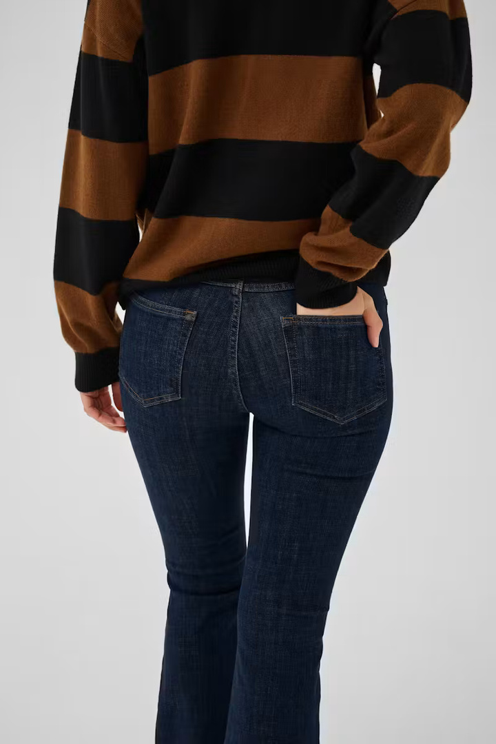 MWKazia Bootcut jeans Dark Blue Un-Wash