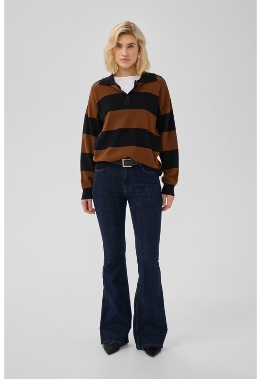 MWKazia Bootcut jeans Dark Blue Un-Wash