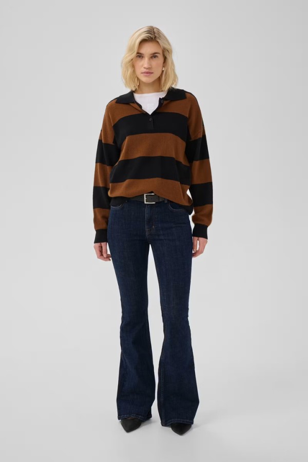 MWKazia Bootcut jeans Dark Blue Un-Wash