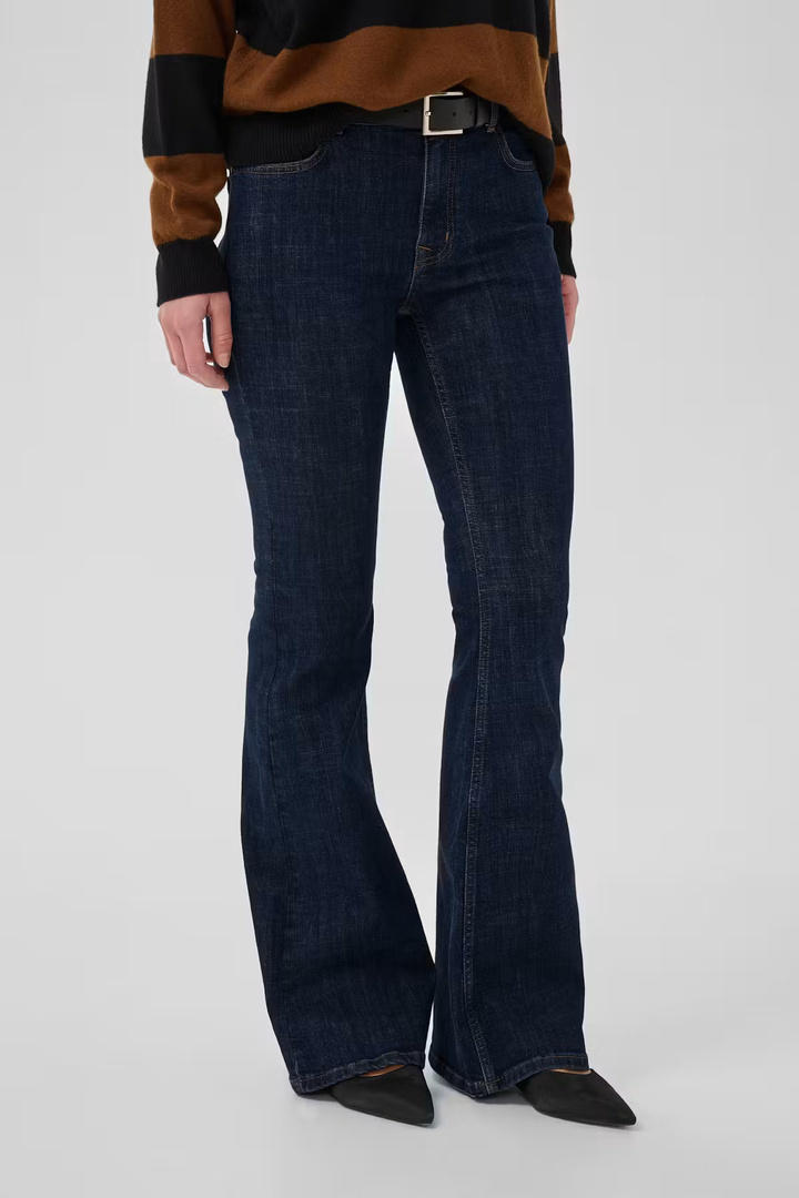 MWKazia Bootcut jeans Dark Blue Un-Wash