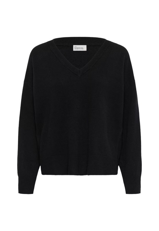 MWJola 100% wool pullover Black