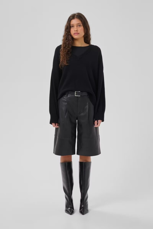 MWJola 100% wool pullover Black