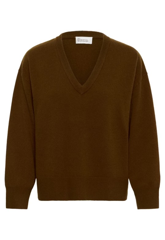 MWJola 100% wool pullover Bison / Brown