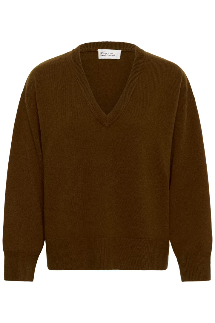 MWJola 100% wool pullover Bison / Brown