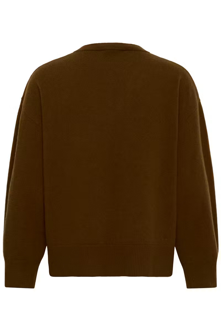 MWJola 100% wool pullover Bison / Brown