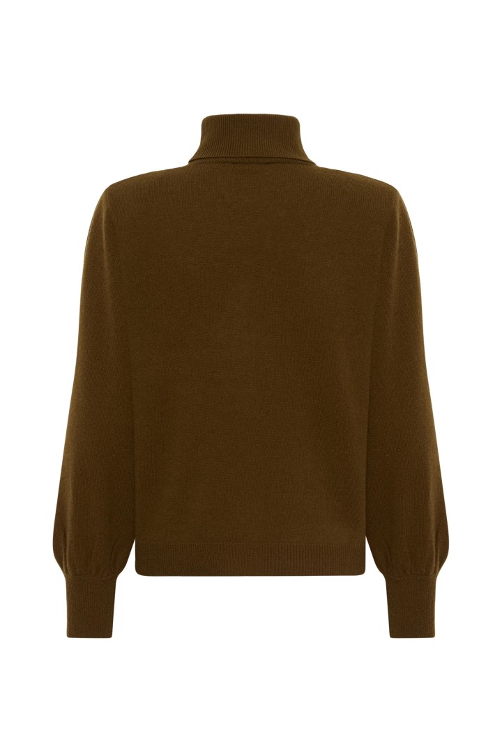 MWJola Pullover in 100% wool Bison/Brown