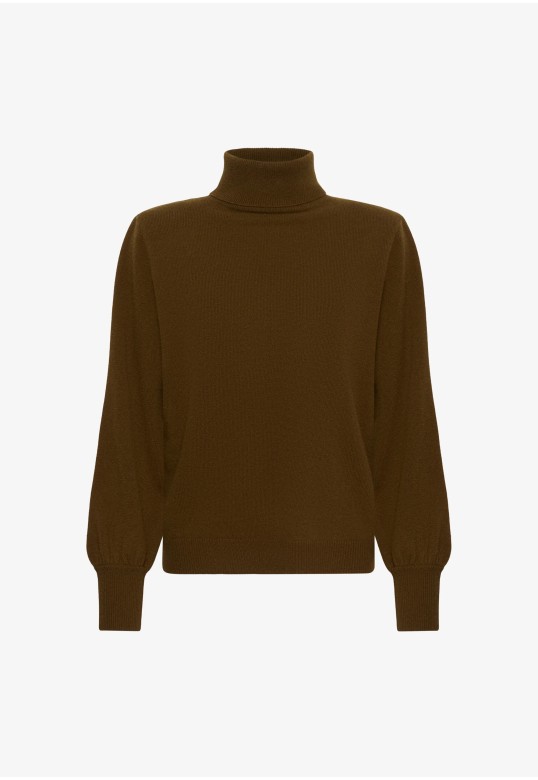 MWJola Pullover in 100% wool Bison/Brown
