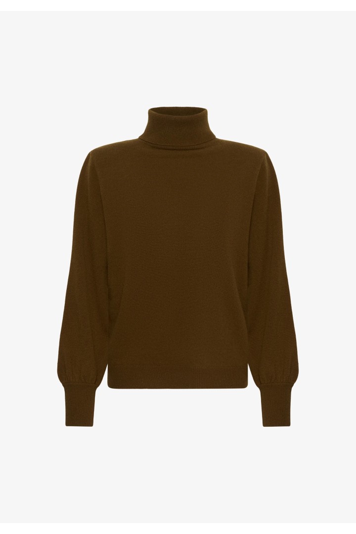MWJola Pullover in 100% wool Bison/Brown