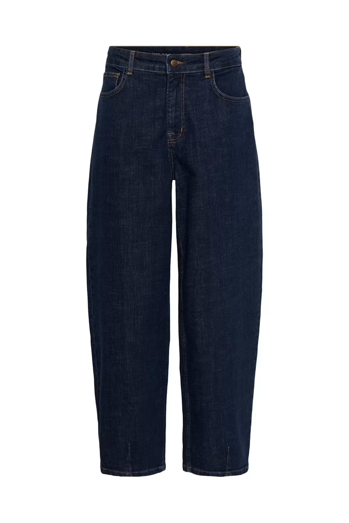 MWLucy Barrel jeans  Dark Blue Un-Wash