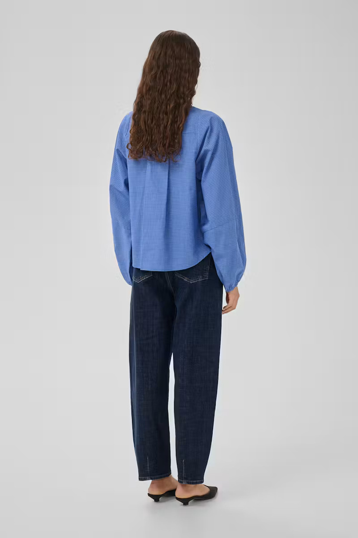 MWLucy Barrel jeans  Dark Blue Un-Wash