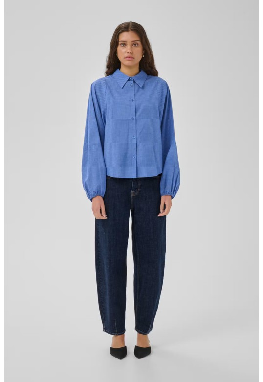 MWLucy Barrel jeans  Dark Blue Un-Wash