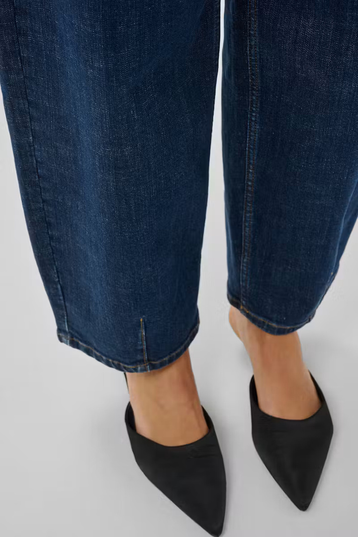 MWLucy Barrel jeans  Dark Blue Un-Wash