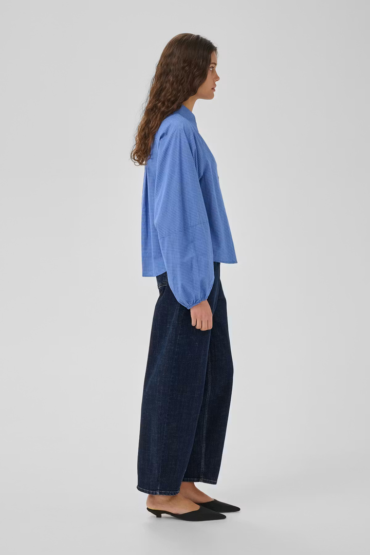 MWLucy Barrel jeans  Dark Blue Un-Wash