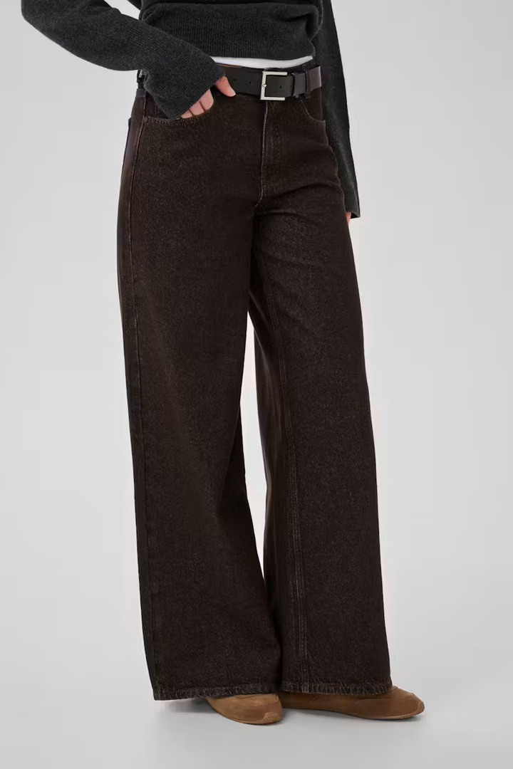 MWAva Jeans Dark Brown Wash
