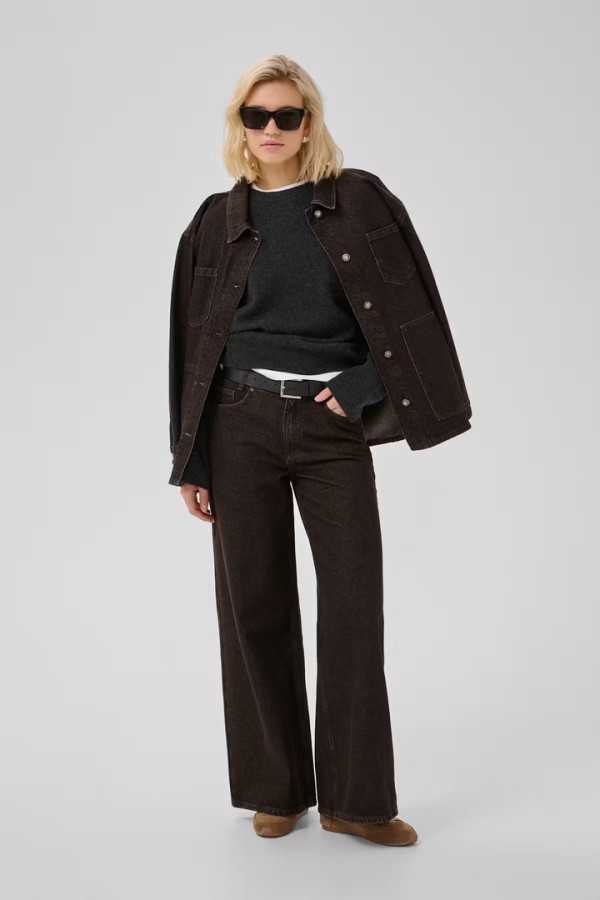 MWAva Jeans Dark Brown Wash