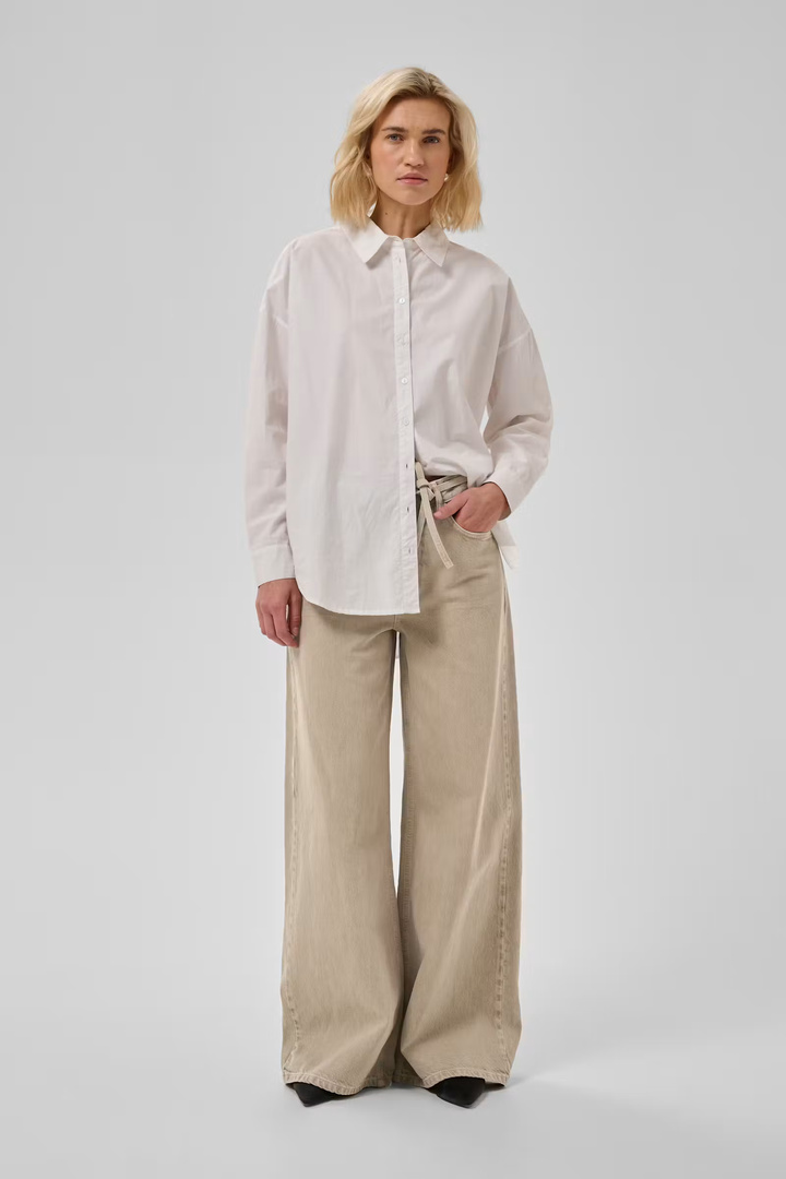 MWKaro Wide leg jeans Silver Sage Washed / Nature