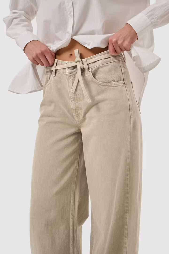 MWKaro Wide leg jeans Silver Sage Washed / Nature