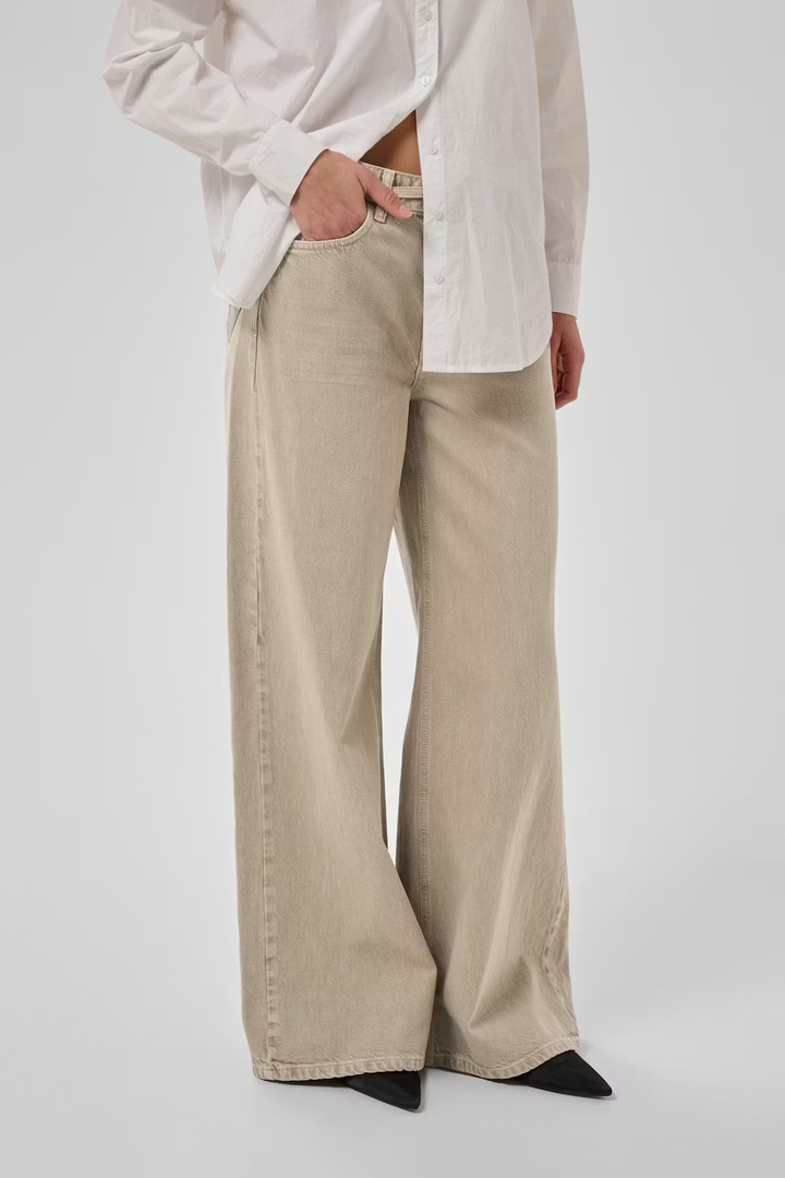 MWKaro Wide leg jeans Silver Sage Washed / Nature