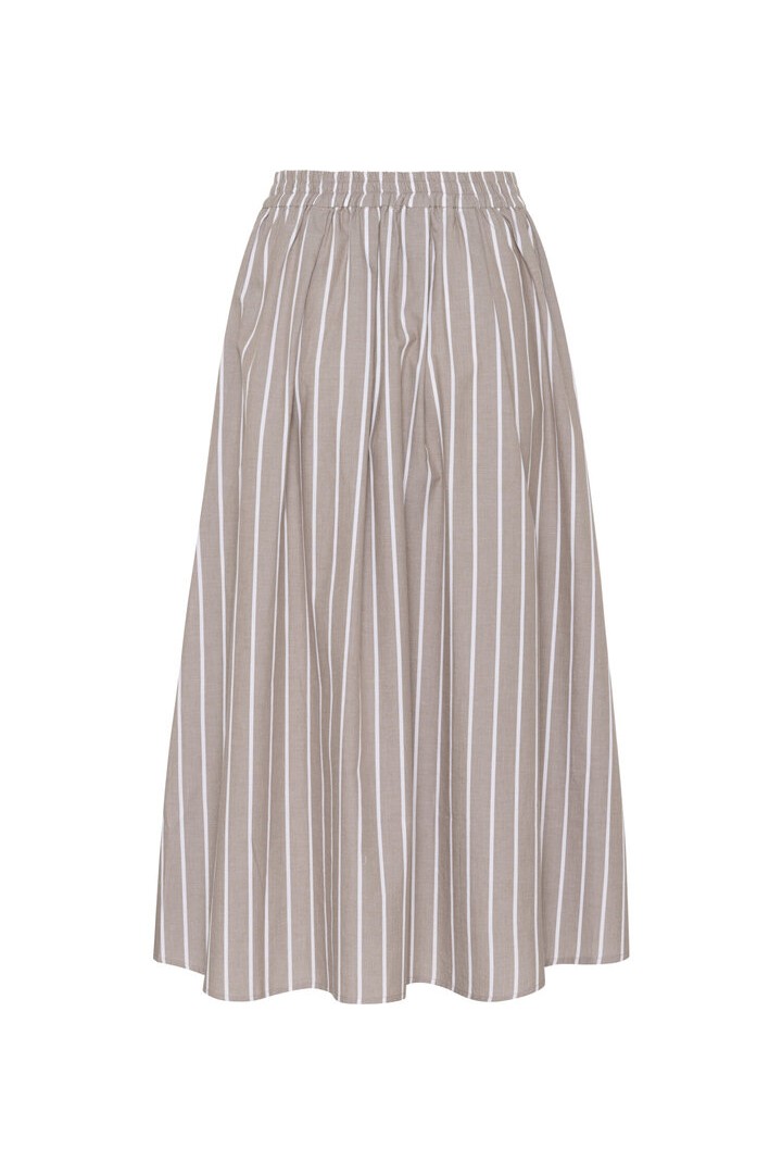 KionaMW Skirt Walnut Striped