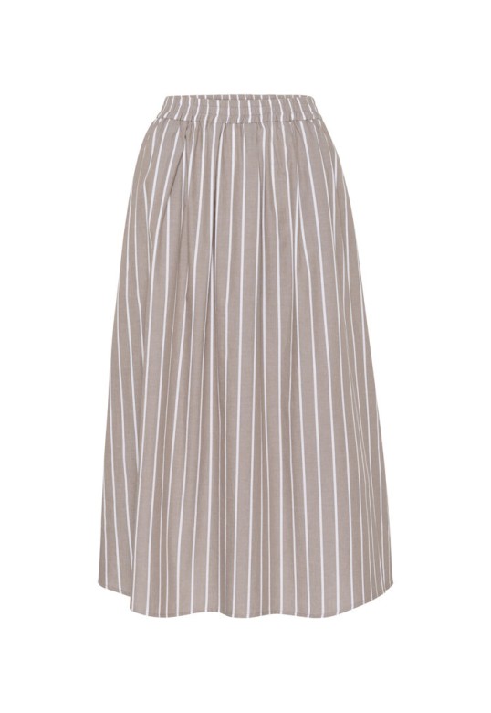 KionaMW Skirt Walnut Striped