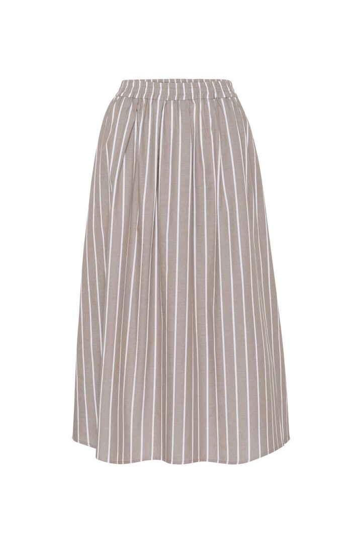 KionaMW Skirt Walnut Striped